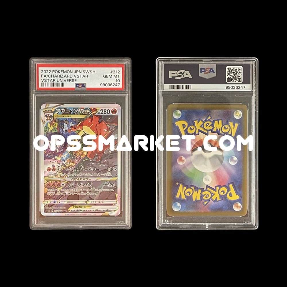 212-172 Charizard V Astro (Jp) - Psa 10 Grading