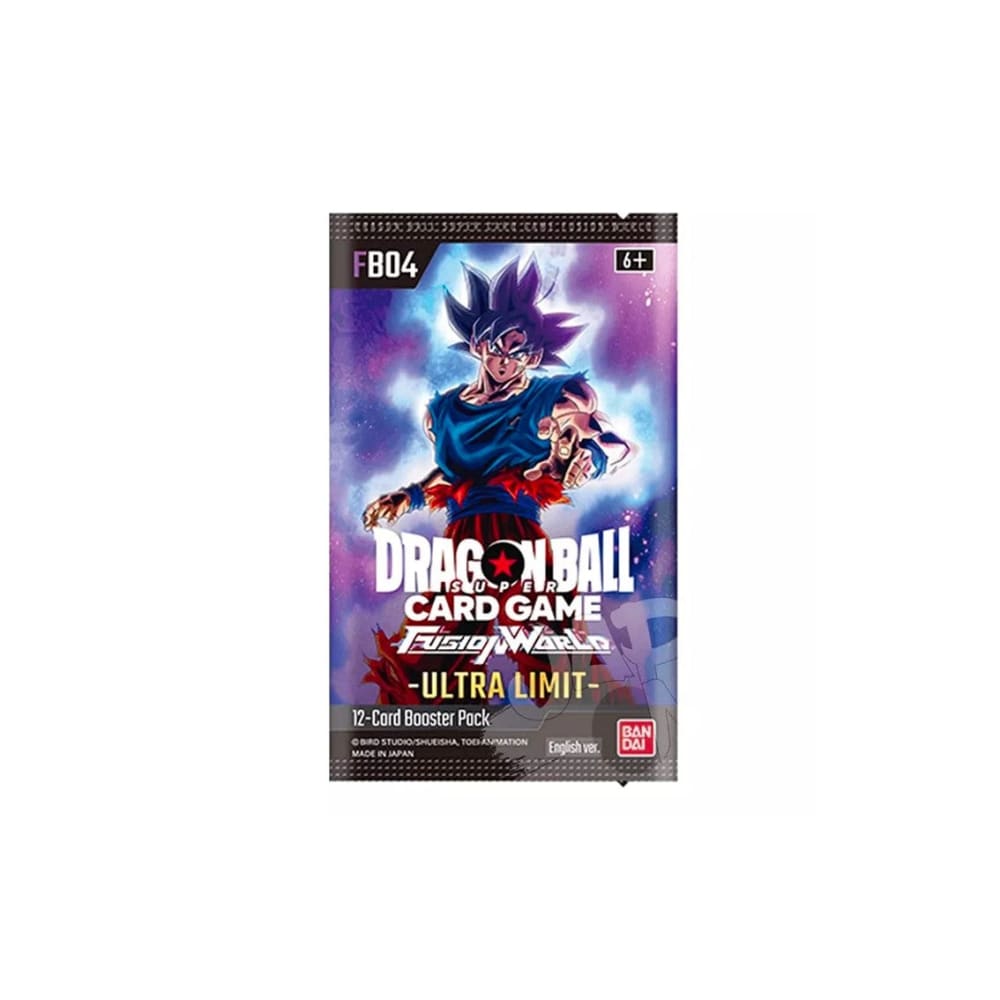 Dragon Ball Super Tcg - Bustine Fusion World 04 Ultra Limit – Eng Box