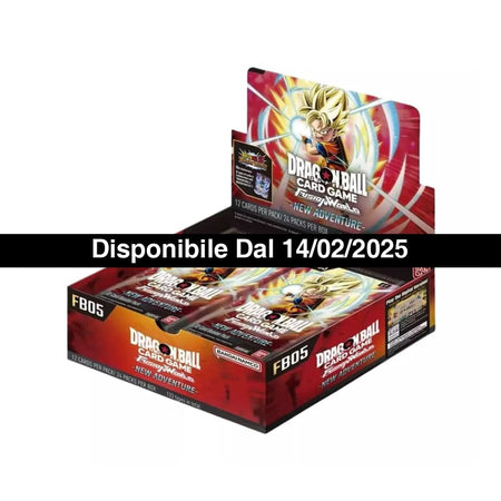 Dragon Ball Super Tcg - Fusion World New Adventure Fb05 Booster Display (24 Packs) – Eng Box