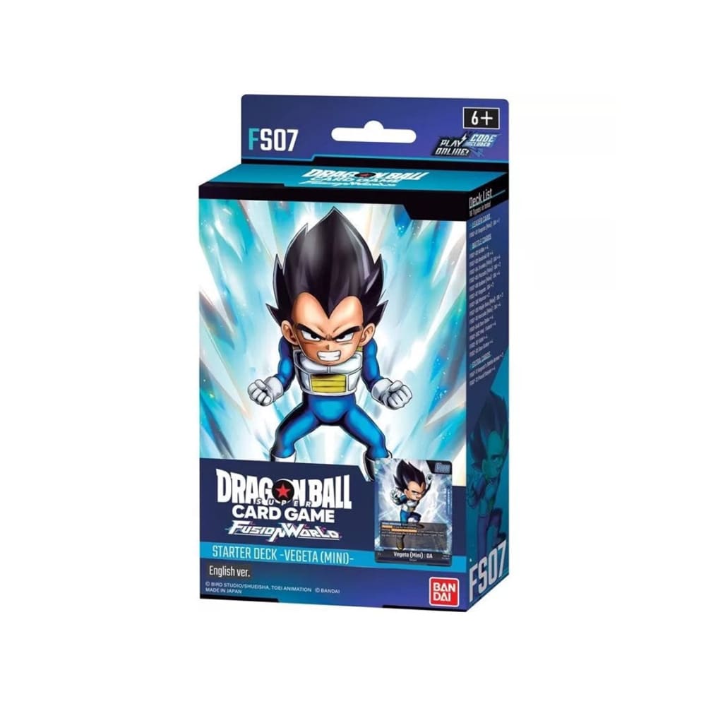 Dragonball Super Fusion World Starter Deck Fs07 Vegeta Mini - English