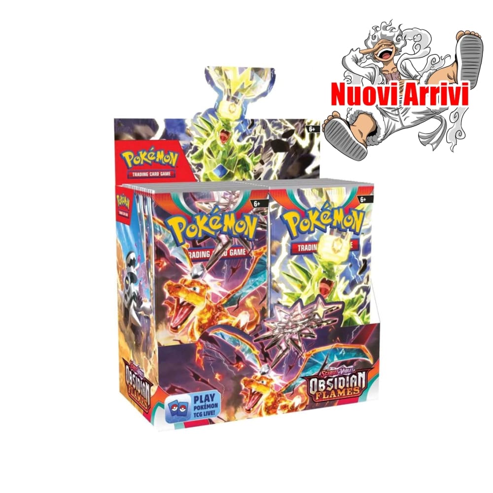 Pokémon Scarlet & Violet Obsidian Flames Box 36 Booster - English Box